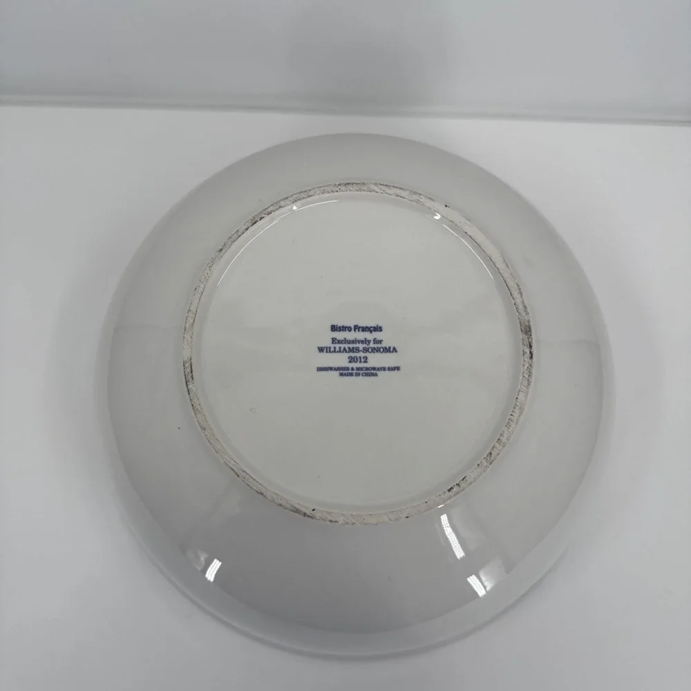 Williams Sonoma Bistro Francais Mixing Bowl GRAND‎ Bake Cooking Wear French